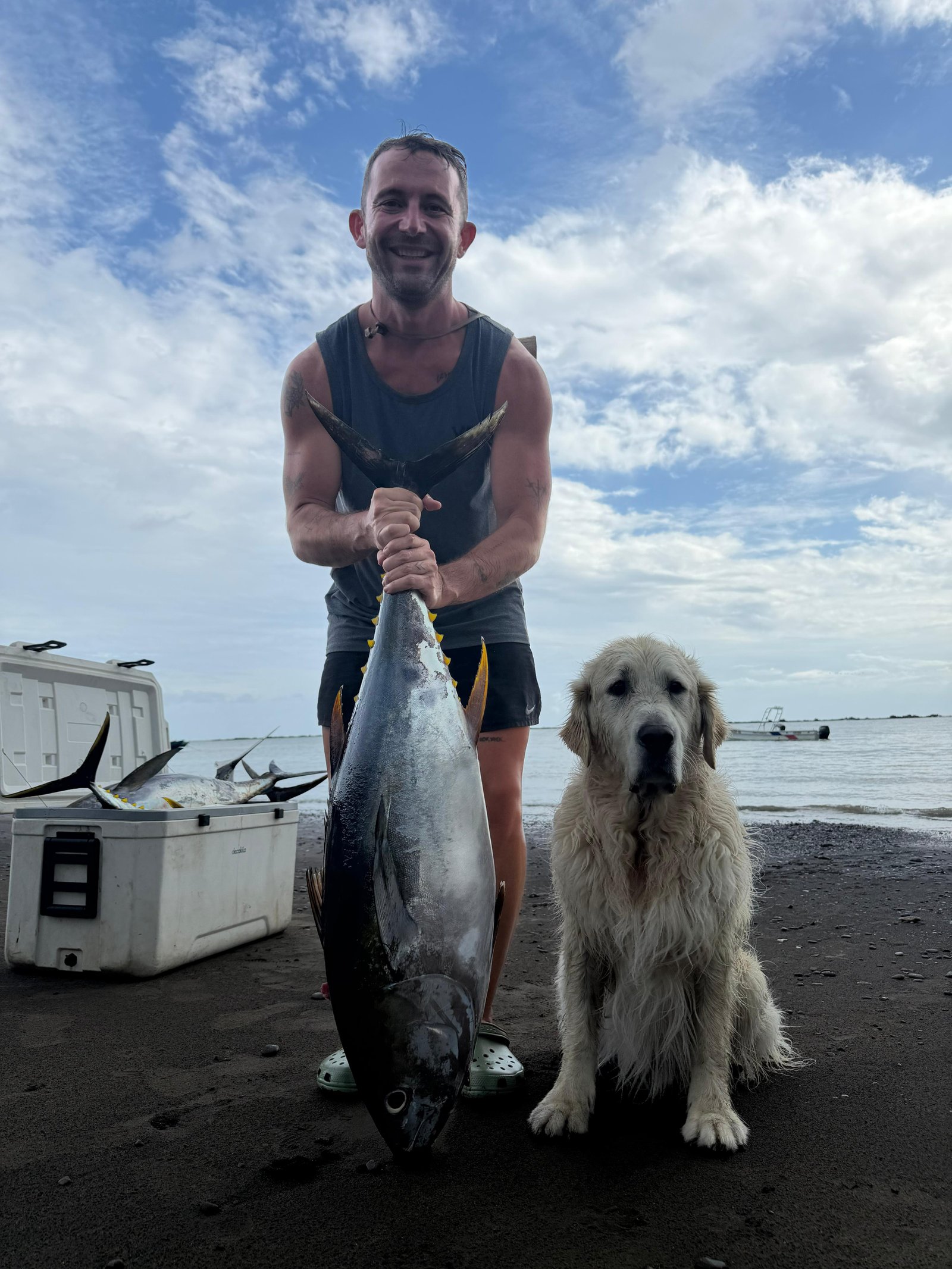 Captura del día en pesca deportiva desde Cambutal, Panamá